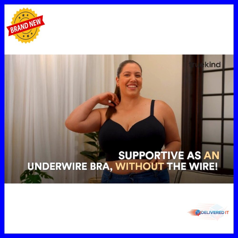 Wireless Support Bra Plus Size Adjustable Bralett… - image 5